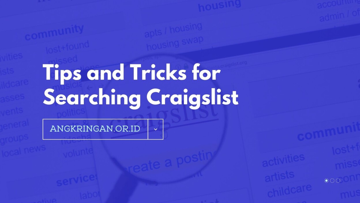Cover Search All Craigslist, Features And Tips Guide